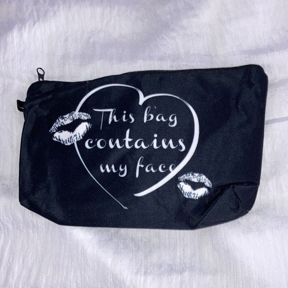 Cosmetic Case Black and White NWOT - Picture 10 of 13